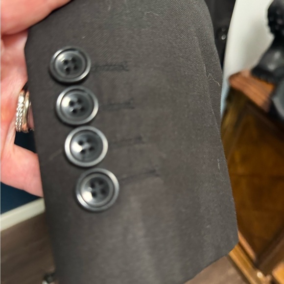 Umberto Bocci Men's Classic Black Blazer - Picture 11 of 11